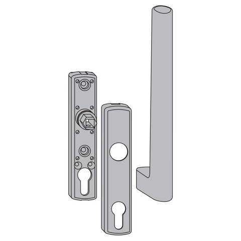 Ручка Siegenia PMHB0050-512012 SI-line HS300 PZ I Ral8022 K1