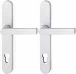 2x Hoppe Hamburg Schmalschild-Halbgarnitur für Türen 92mm
