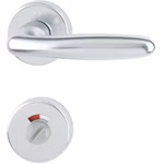 HOPPE Verona Rosetten Garnitur für Bad WC-Türen 37-47mm