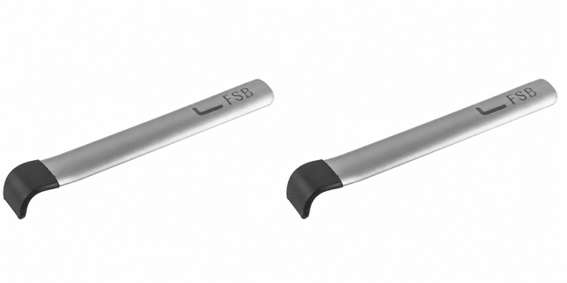 2x FSB 04 0498 Stainless Steel Matte Finish Disassembly Lever