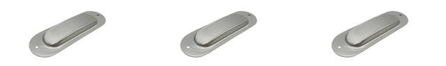 3x FSB 0 42 4212 00000 0105 Oval Recessed Shell, Without Hole