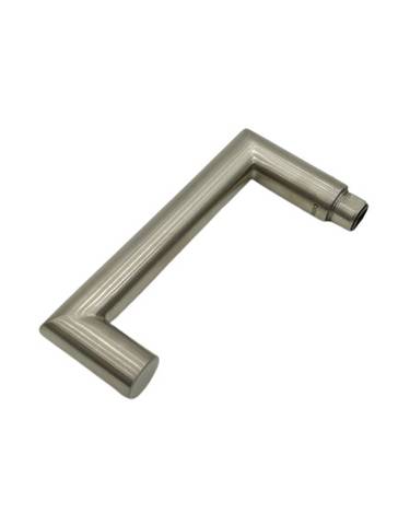 2x Ogro Premium 8907 Recessed Lever Part 8mm Stainless Steel Matte