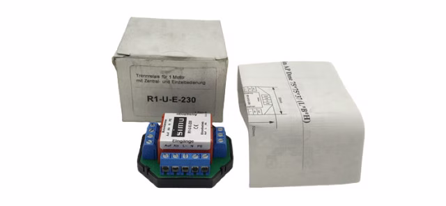 Simu R1-U-E-230 Systemrelais Rohrmotor Rolladenmotor