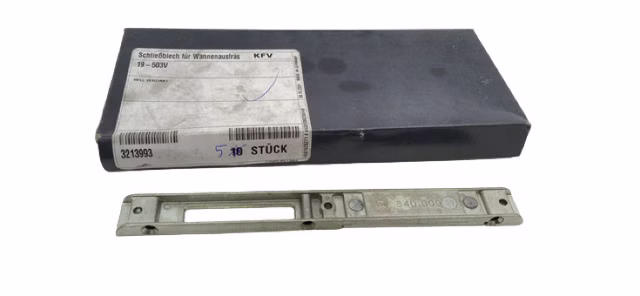 2x KFV 3213993 19-503V Schließblech für Wannenfräsung