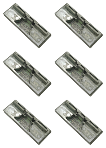 6x Roto 263987 Запорная планка 64825100 Защита угловой петли