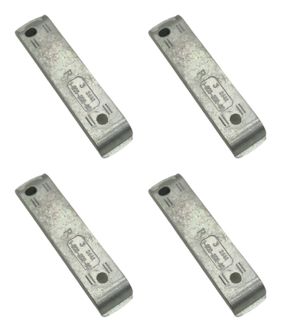 4x Roto 289321 SH قطعة إغلاق قابلة للتفريز، خلوص الأخدود 4 mm، عمق الأخدود 18 mm