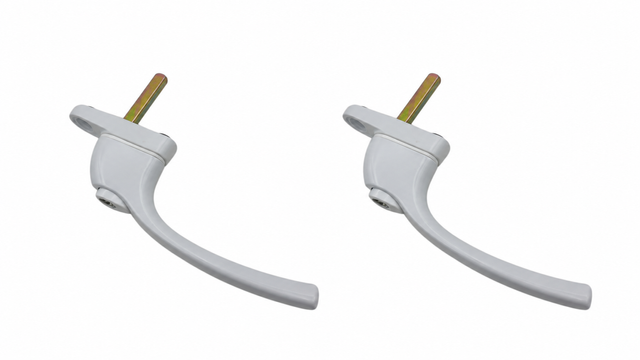 2x greenteQ 394.273/9016 FG50.ZD 10/40mm Window Handle White