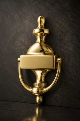 GreenteQ 390.811/7110 Door Knocker PVD Gold Polished Door Knob