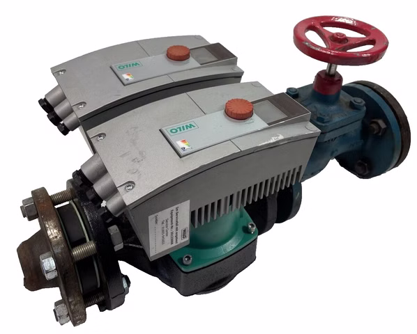 Wilo Stratos D-50/1-8 PN 6/10 Hocheffizienz Doppelpumpe mit Flanschanschluss