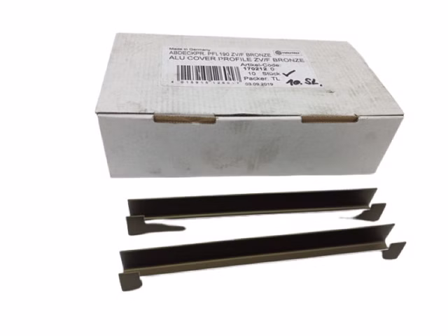 5x Hautau 170212 Abdeckpr. PFL190 ZVF Aluminium-Abdeckprofil