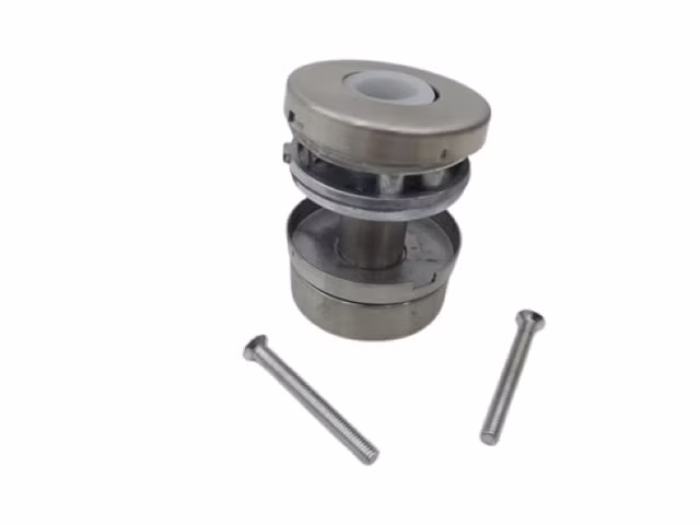 VBH 3145726500 Flachknopf Türknopf IN 0753 Inox 50mm M12