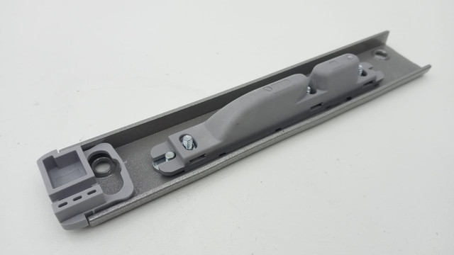 2x KFV 3625-328Q Door Additional Strike Plate Steel Silver Galvanized