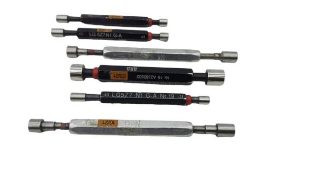 6x LG 6Z10 N1 G-A No.4 LG 6Z7 N1 G-A No.19 Thread Gages
