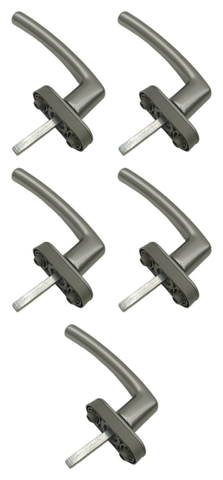 5x Roto 618713 0200/U26 поворотно-откидная оконная ручка Titan R01.3