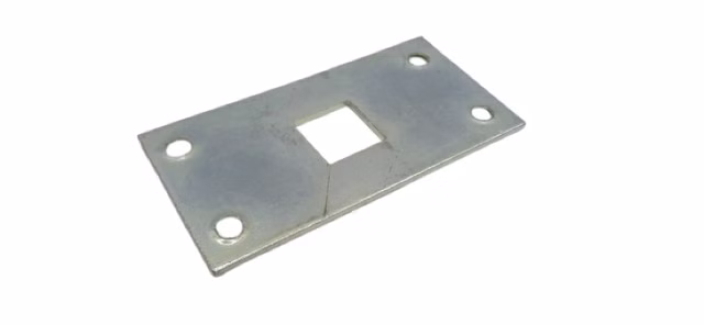 2x Deni 5854 1013 33 Schließblech Schließplatte galv verzinkt