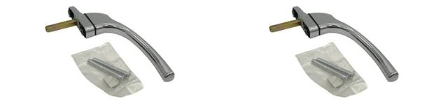 2x GreenteQ 394.273/4210 FG50.ZD 10/40 mm Window Handle