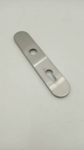 2x 54035 Long Plate PZ 72mm D20.8 Stainless Steel