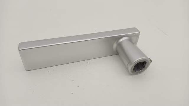 2x FSB 10 1003 ASL Türdrückerlochteil Aluminium Natur