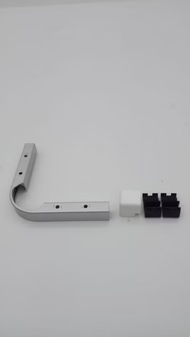 Hautau 228106 Eckumlenkung Biegbar Weiß 321586