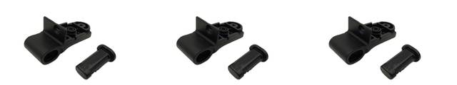 3x Roto 457458 Fentro Casement Hinge-F GR 3 Black Structure
