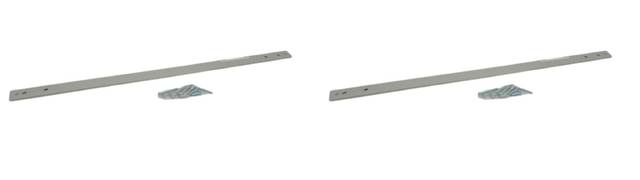 2x Assa Abloy DCA133-----EV1- Mounting Plate GS KPL Aluminum Natural