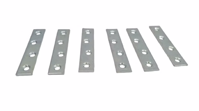 100x Vormann 000183 080 Z Verbindungsblech 80x15x2mm Stahl