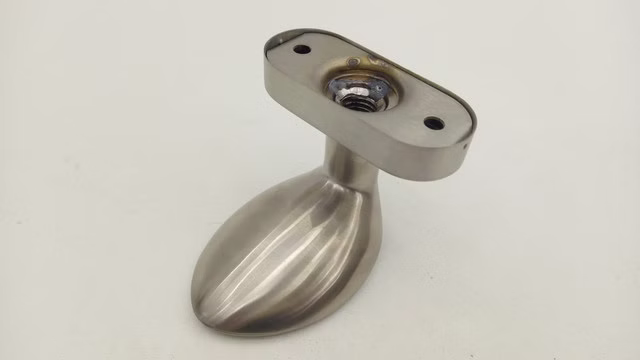VBH 1PI/ST 312/876/6500 Ovalrosette 4020 M12 Stift Türknauf 