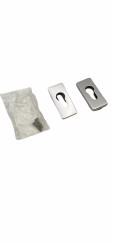 2x FSB 017 1778 PZ Rosette eckig Aluminium Naturfarbig