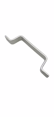 2x FSB 036 3617 175mm Möbelgriff Griff Aluminium Naturfarbig