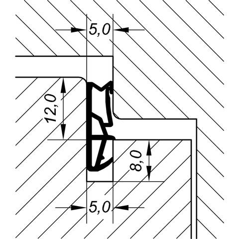 Уплотнитель для окон Primo 6000-2012-49 ACF H WE2