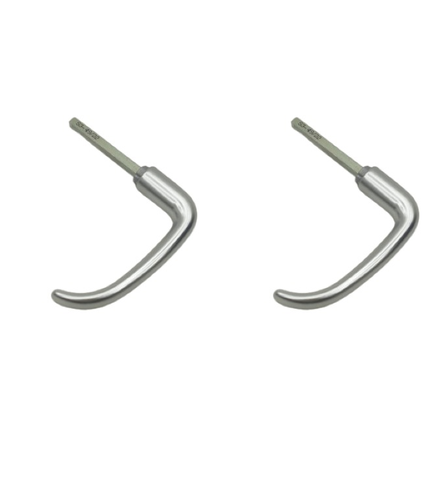2x Hoppe 3715183 1301/42KV/42KVS F1 Rosette Set