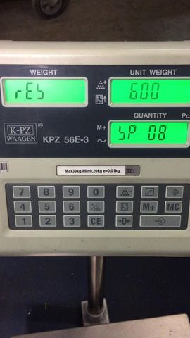 Весы KPZ 56E-3 Платформенные весы Промышленные весы Весы для посылок — б/у, не проверены —
