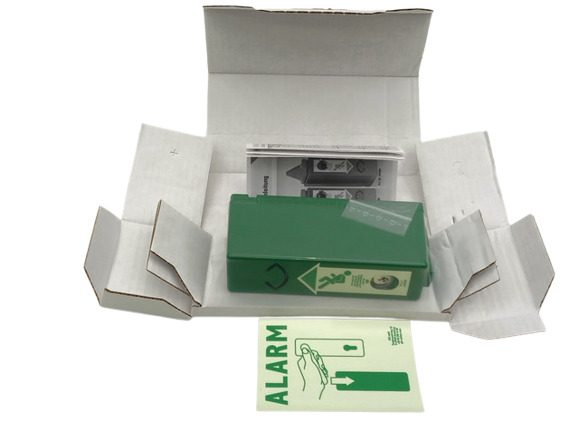 EH 990 000 GFS Door Guard PHZ incl. 3 Keys green lacquered Base