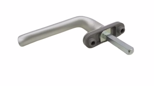 Fenstergriff Drehgriff Aluminium Mit Rosette