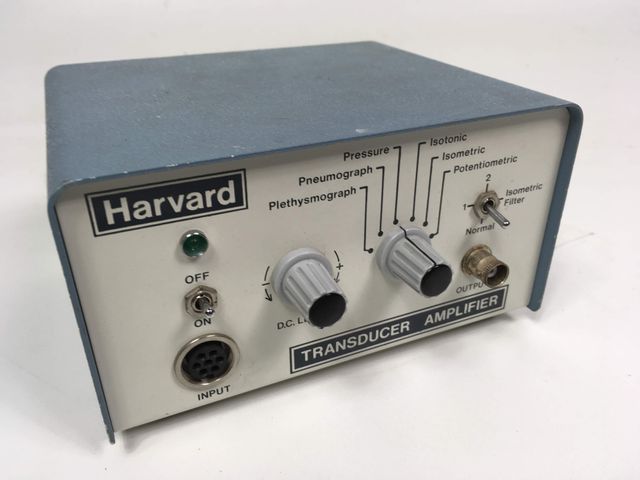 Harvard Apparatus 50-7996  Amplifier Transducer Amplifier Transducer