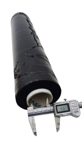 121477 Black Stretch Film Roll 430mm Packaging Film