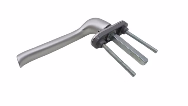 2x 217.270/8047 1012V/20-10/50 F11 Fenstergriff Eloxiert