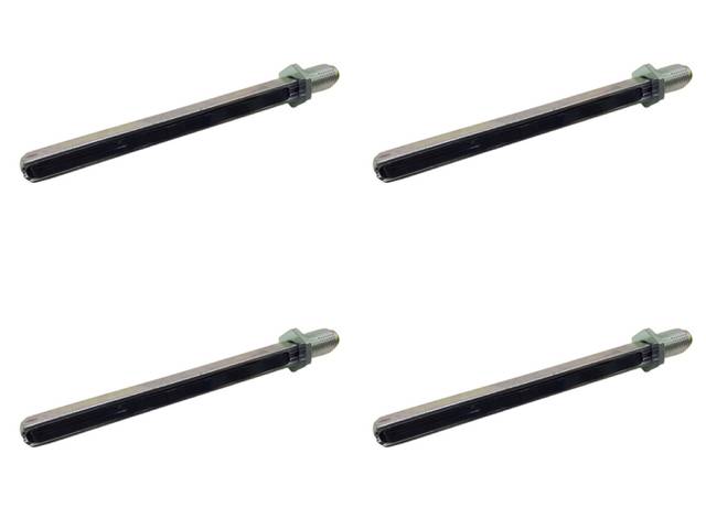 4x Hoppe 803873 FDW-Profile Solid Pin with Hardened Flat Spring