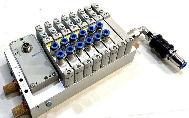 Festo VABM-L1-14G-G14-8-GR + VAEM-L1-S-16-PT 573939 + VUVG-S14-M52-AZT-G18-1T1L