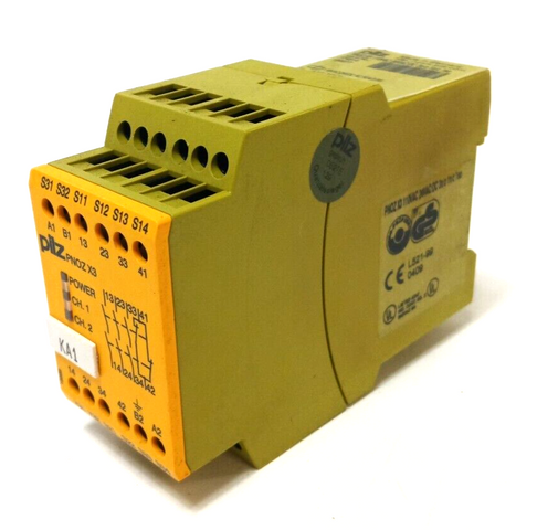 بيلز PNOZ X3 110VAC 24VAC/DC 3n/o 1n/c 1so، 774314، مرحل أمان