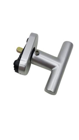 01805 Window Handle on Grid Rosette Square Spindle Stainless Steel