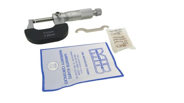 MIB 01018010 0.01mm 0-25mm Analog Outside Micrometer