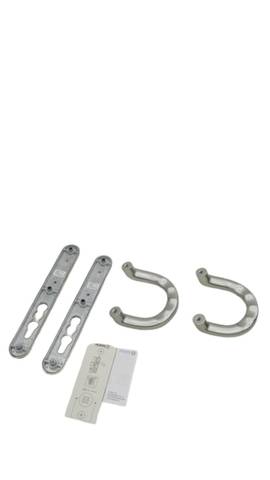 Hoppe 8210486 513G/3357N 92mm нажимная ручка с узкой накладкой, алюминий F9