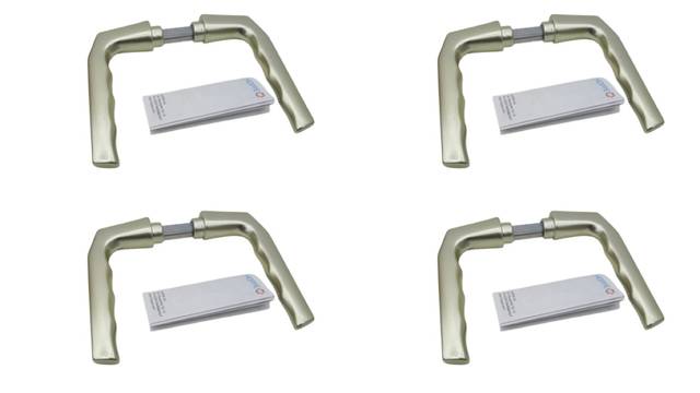 4x Hoppe 507603 117L 8mm Франкфурт, пара нажимных ручек с профильным шпинделем