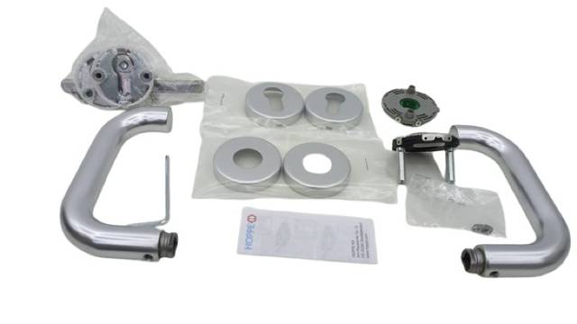 Hoppe 10726471 FS138/42H/42HS Paris, комплект дверных ручек с розетками
