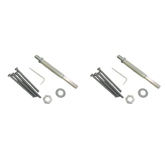 2x Hoppe 12114479 ZBSET-SBE-KN/GR-UB-M6-VLL-FDW Fastening