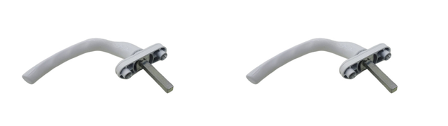 2x Hoppe 2611198 Tokyo Window Handle Tilt-and-Turn 0710LVK