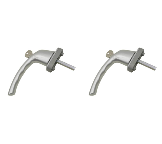 2x HOPPE 11764119 0710S/U26 TBT1 Запираемая оконная ручка