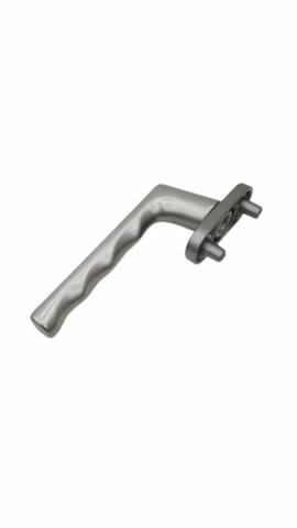 2x HOPPE 11750935 0700AF66N66NS Hamburg Rosettengarnitur