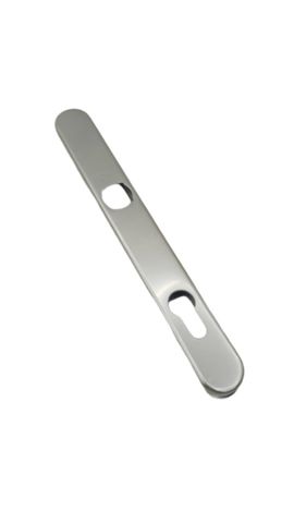 Hoppe 11666808 76G/3347N لوحة ضيقة بمقبض زر 8/92 mm، PZ، F9 من الألومنيوم